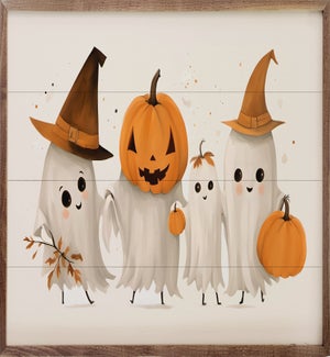 Four Ghost Friends White